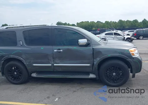 2012 Nissan Armada Platinum z USA, uszkodzony, nr VIN 5N1BA0NFXCN608503